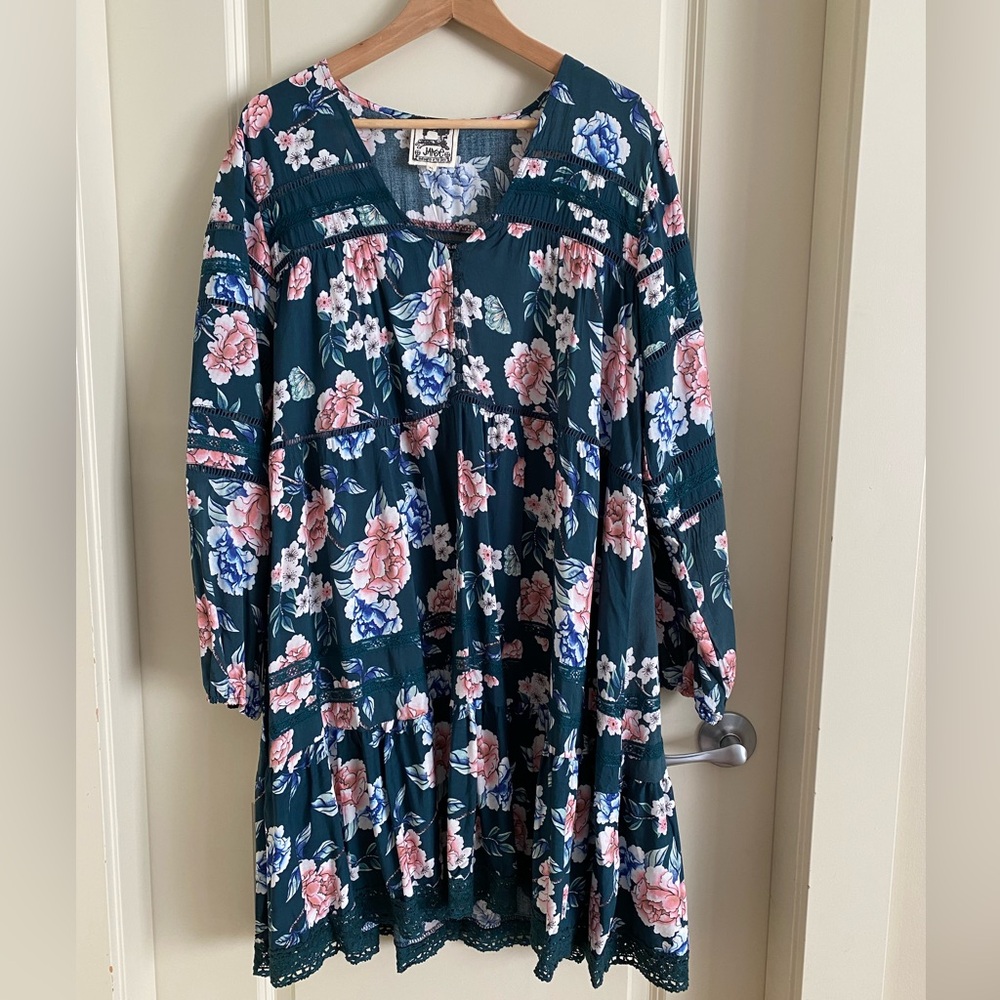 Boho mini dress